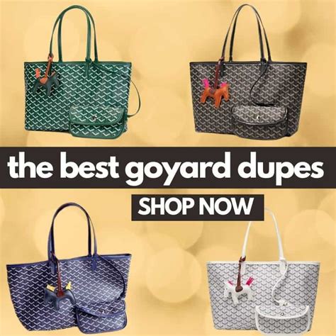 goyard tote dupes